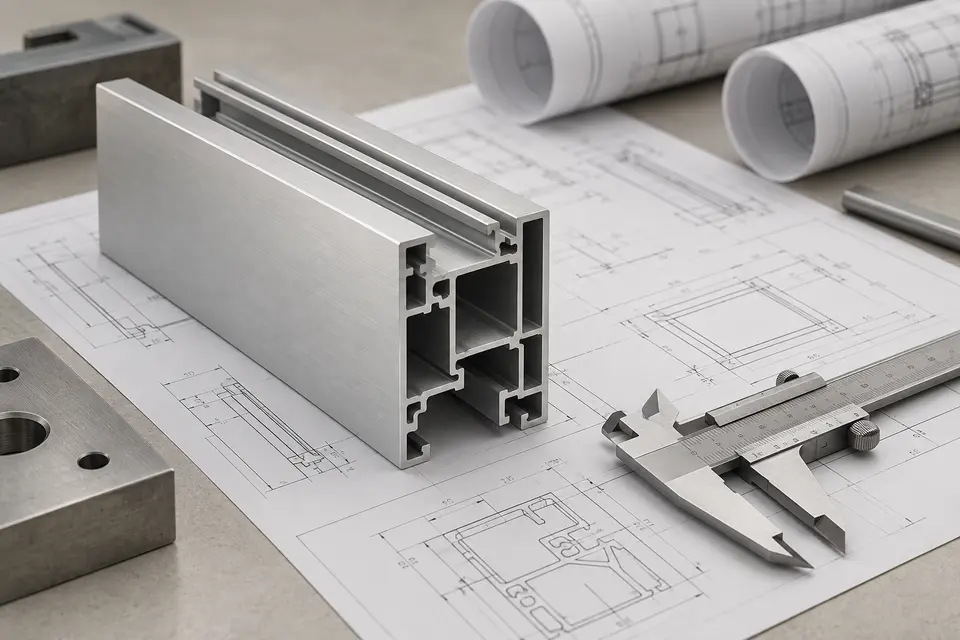 Illustrative profile samples and technical drawings