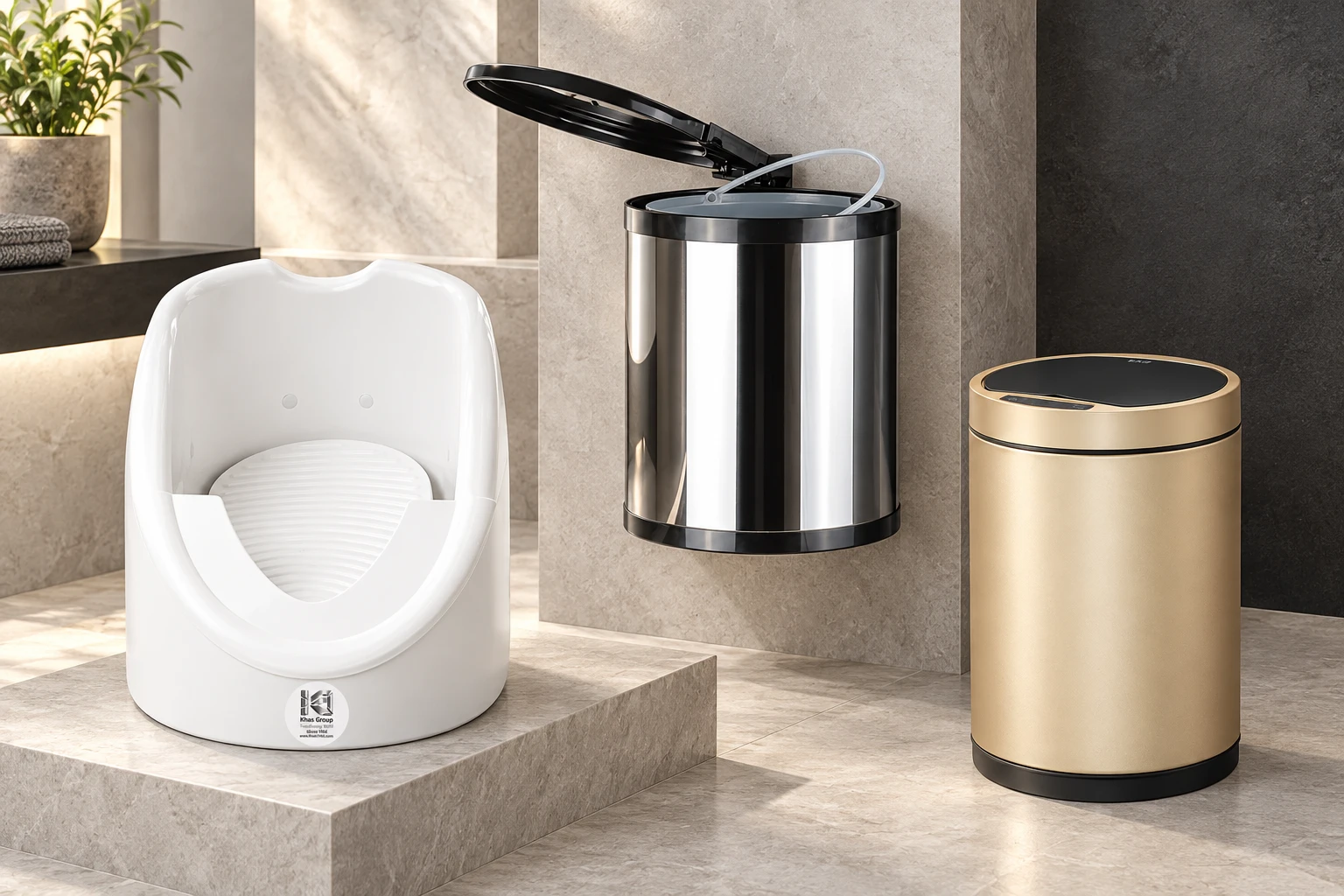 Home Hardware Store foot washer, wall-mounted waste bin and sensor bin